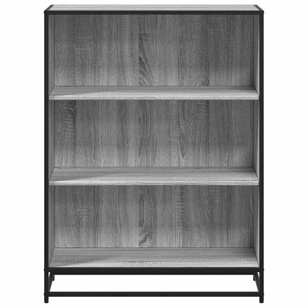 vidaXL Bibliothèque sonoma gris 80,5x35x107,5 cm bois d'ingénierie