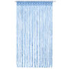 vidaXL Rideau en macramé Bleu 140x240 cm Coton