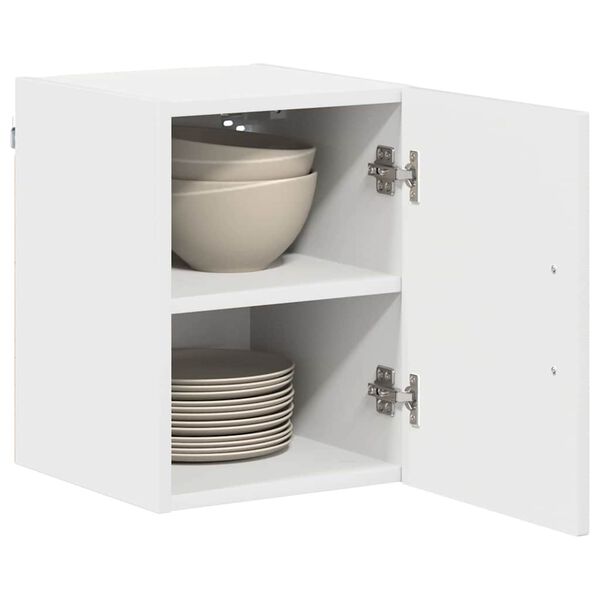 vidaXL Armoire de cuisine Kalmar Blanc brillant 30 x 31 x 40 cm