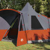 vidaXL Tente tipi avec toit Gris et orange 720 x 465 x 295 cm