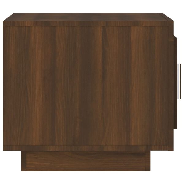 vidaXL Table basse chêne marron 51x50x45 cm bois d'ingénierie