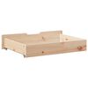 vidaXL Tiroirs sous le lit avec roulettes 2 pcs 80x55x17 cm pin massif