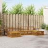 vidaXL Ensembles de canap&eacute;s 6 pcs Naturel Bois d'Acacia Massif