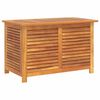 vidaXL Bo&icirc;te de rangement de jardin persiennes 90x50x56 cm bois acacia