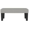 vidaXL Banc Gris clair 70x30x30 cm Tissu