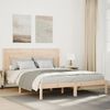 vidaXL Cadre de lit extra long sans matelas 160x210 cm bois massif