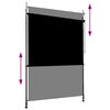 vidaXL Store roulant d'extérieur 150 x 270 cm Anthracite