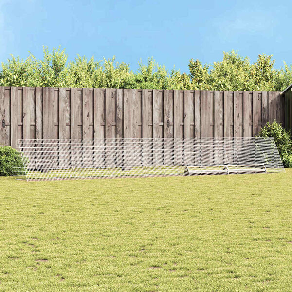 vidaXL Cage &agrave; poules Argent 650 x 100 x 85 cm Acier galvanis&eacute;