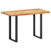 vidaXL Table à manger 120x60x76 cm Bois de récupération massif