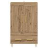 vidaXL Haut Armoire avec tiroir Ch&ecirc;ne artisanal 69,5 x 31 x 115 cm