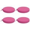 vidaXL Coussins de si&egrave;ge 4 pi&egrave;ces SOEST 4 pc 100 % polyester Rose