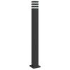 vidaXL Lampadaire d'ext&eacute;rieur avec sortie noir 110 cm aluminium