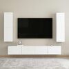 vidaXL Meuble TV Blanc 30,5x30x110 cm Bois d&rsquo;ing&eacute;nierie