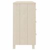 vidaXL Buffet HAMAR Marron miel 113x40x80 cm Bois massif de pin