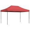 vidaXL Tente de r&eacute;ception pliable escamotable bordeaux 440x292x315 cm