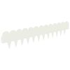 vidaXL Bordure de Pelouse 20 pcs 103 x 20 cm Acier Blanc