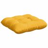 vidaXL Coussins de si&egrave;ge 4 pcs Jaune clair 45 x 45 cm