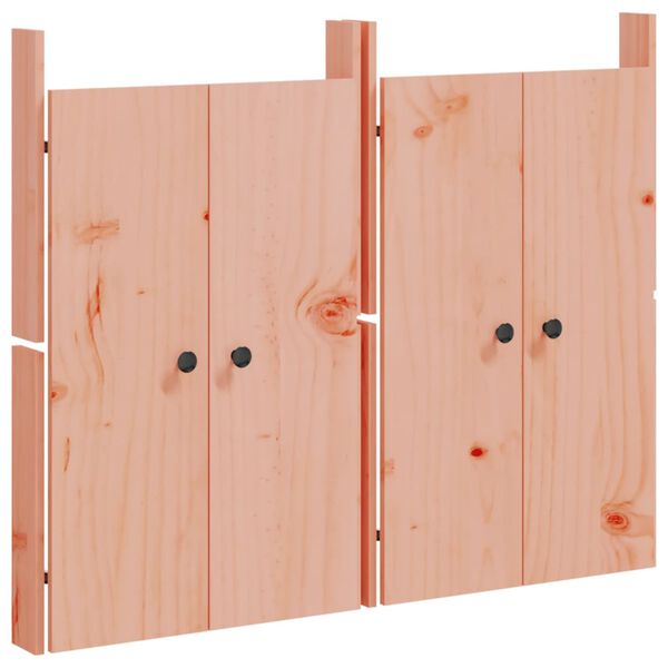 vidaXL Portes de cuisine d'ext&eacute;rieur 2 pcs bois massif douglas