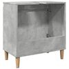 vidaXL Meuble de lavabo gris b&eacute;ton 58x33x60 cm bois d'ing&eacute;nierie