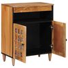 vidaXL Buffet Naturel 60 x 33,5 x 75 cm Bois de mangue massif
