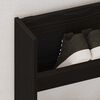 vidaXL Cabinet &agrave; chaussures avec &eacute;tag&egrave;re Ch&ecirc;ne noir 80 x 18 x 90 cm