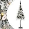 vidaXL Sapin de No&euml;l avec 300 LED Blanc 180 cm PE et Acier