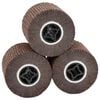 vidaXL Rouleaux de pon&ccedil;age 3 pcs Marron 12 x 12 x 10 cm