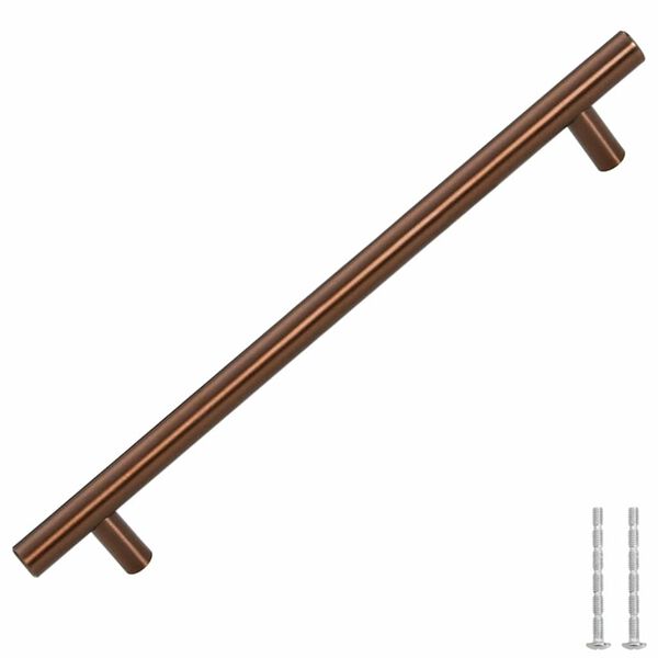 vidaXL Poignées d'armoire 5 pcs bronze 192 mm acier inoxydable