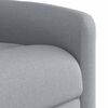 vidaXL Fauteuil inclinable Gris clair Tissu