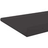 vidaXL &Eacute;tag&egrave;re flottante 2 pcs Noir 60 x 18 x 2,5 cm Acier
