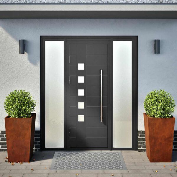 vidaXL Jardini&egrave;res 2 pcs 45x45x75 cm acier r&eacute;sistant aux intemp&eacute;ries