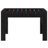 vidaXL Table de Foosball Ch&ecirc;ne Noir 125 x 60,5 x 80 cm