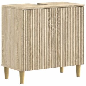 vidaXL Meuble sous Lavabo de Salle de Bain ARNHEM Ch&ecirc;ne Sonoma