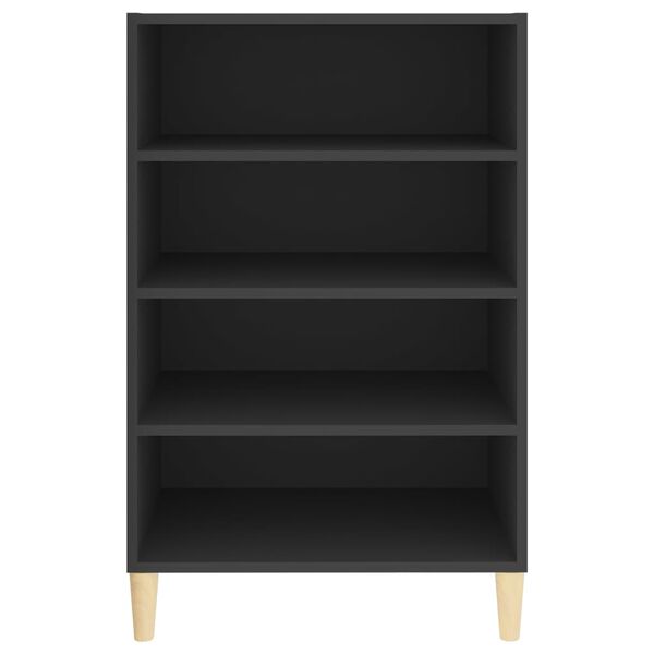 vidaXL Buffet Gris 57x35x90 cm bois d'ingénierie