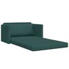 vidaXL Canapé-Lit Vert foncé 124 x 71 x 78 cm Velours