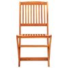 vidaXL Mobilier &agrave; d&icirc;ner d'ext&eacute;rieur pliable 7 pcs Bois d'eucalyptus