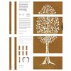 vidaXL Portail de jardin 100x175 cm en acier Corten avec motif arbre