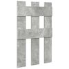 vidaXL Porte-manteau mural Montage mural Gris b&eacute;ton 65 x 3 x 100 cm