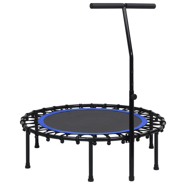 vidaXL Trampoline de fitness avec poignée et coussin de sécurité 102cm