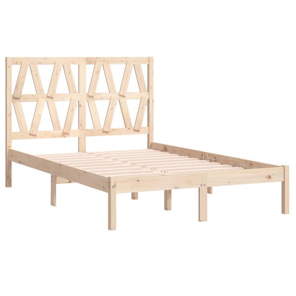 vidaXL Cadre de lit sans matelas bois massif