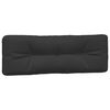 vidaXL Coussins de palette lot de 7 noir tissu