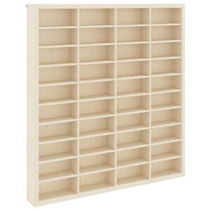 vidaXL Vitrine Murale Montage mural Beige 40 x 4,5 x 43 cm