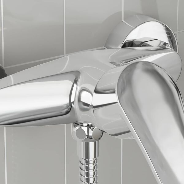 vidaXL Robinet de Douche Mixer Chrome G 1 / 2 pouces