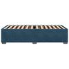 vidaXL Cadre de lit sans matelas bleu 80x200 cm velours