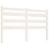 vidaXL T&ecirc;te de lit Blanc 186x4x100 cm Bois massif de pin