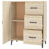 vidaXL Buffet chêne sonoma 69,5x34x90 cm bois d'ingénierie