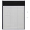 vidaXL Moustiquaire pliss&eacute;e pour fen&ecirc;tre Aluminium Anthracite 60x80 cm