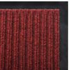 vidaXL Tapis d'entrée rouge 90 x 60 cm PVC