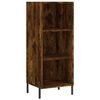 vidaXL Buffet haut Ch&ecirc;ne fum&eacute; 34,5x32,5x180 cm Bois d'ing&eacute;nierie