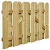 vidaXL Portail de jardin bois de pin impr&eacute;gn&eacute; 100x75 cm